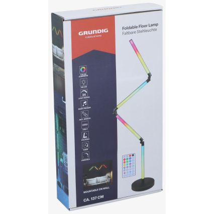 Grundig - LED RGB димируема подова лампа 2 в 1 LED/230V + дистанционно управление