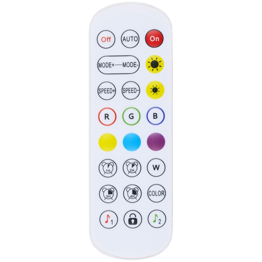 Grundig - LED RGB димируема подова лампа LED/5W/5V + дистанционно управление