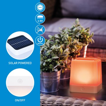 Grundig - LED RGB Соларна лампа LED/3,7V