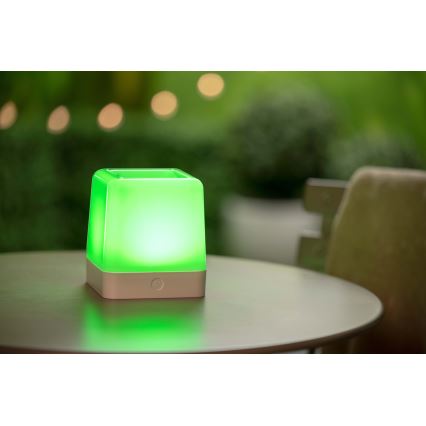 Grundig - LED RGB Соларна лампа LED/3,7V