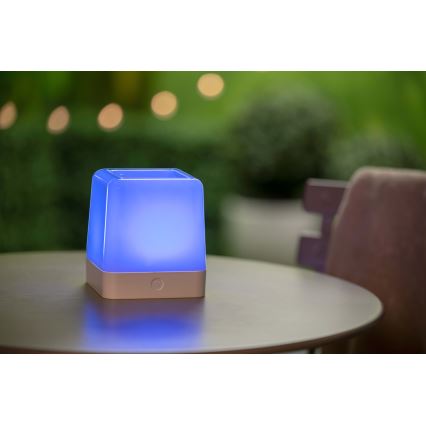 Grundig - LED RGB Соларна лампа LED/3,7V