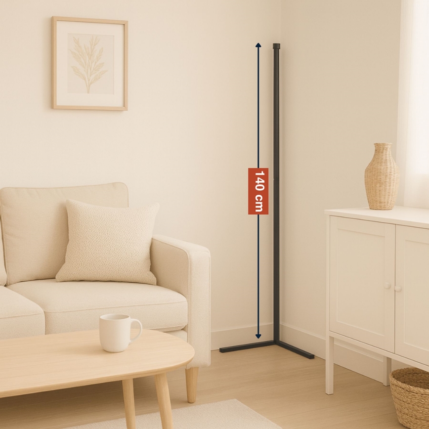 Grundig - LED RGBW димируема подова лампа LED/6W/230V + дистанционно управление