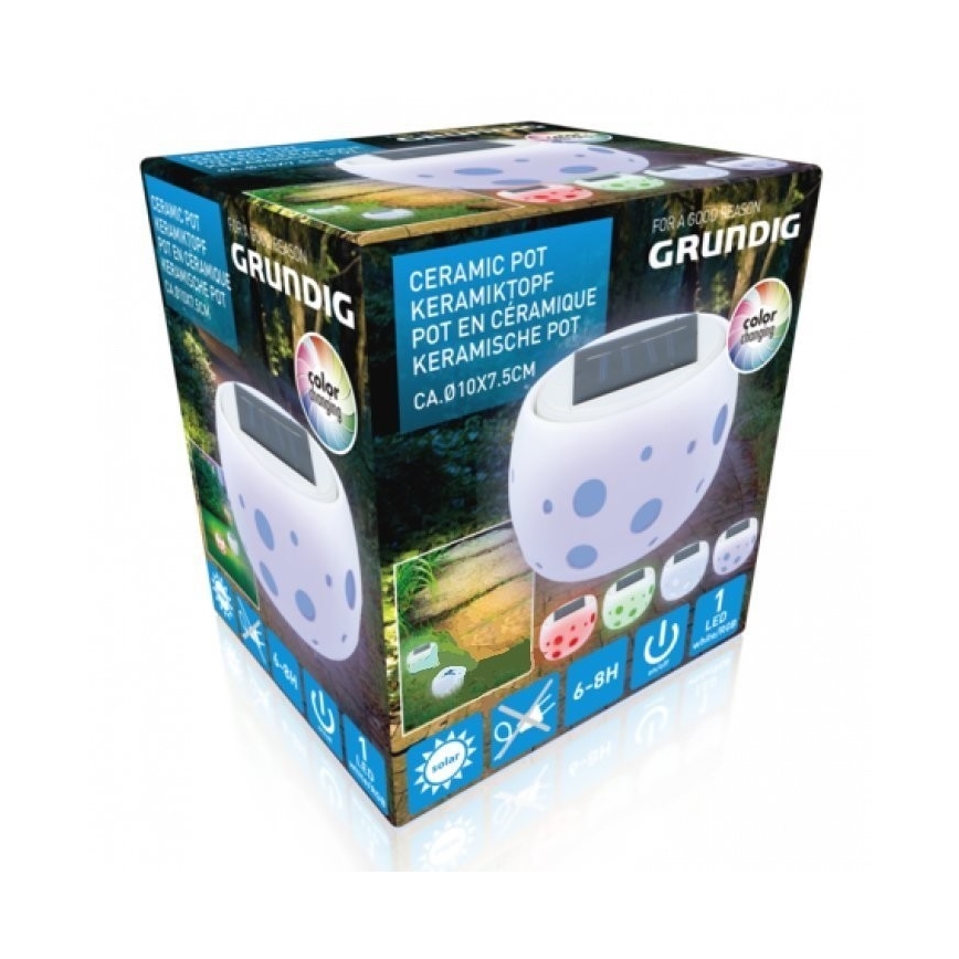 Grundig - LED Солар. лампа 2xLED/0,06W/1,2V