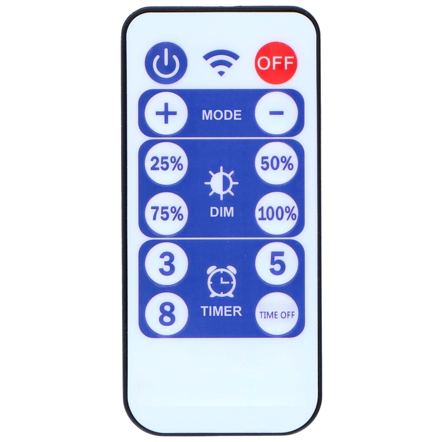 Grundig - LED регулируема соларна верига 50xLED/8 функции 9,35м IP44 топла бяла 600 mAh + дистанционно управление