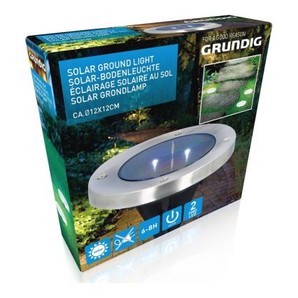 Grundig - LED Соларна лампа 2xLED/1,2V