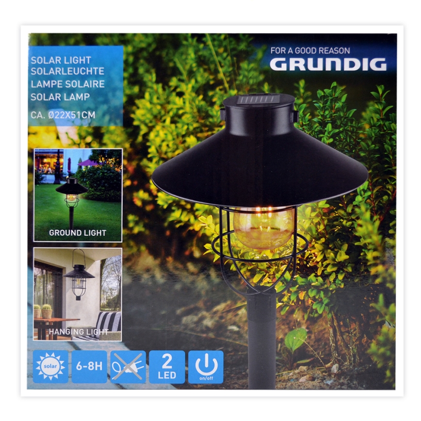 Grundig - LED Соларна лампа LED/1,2V