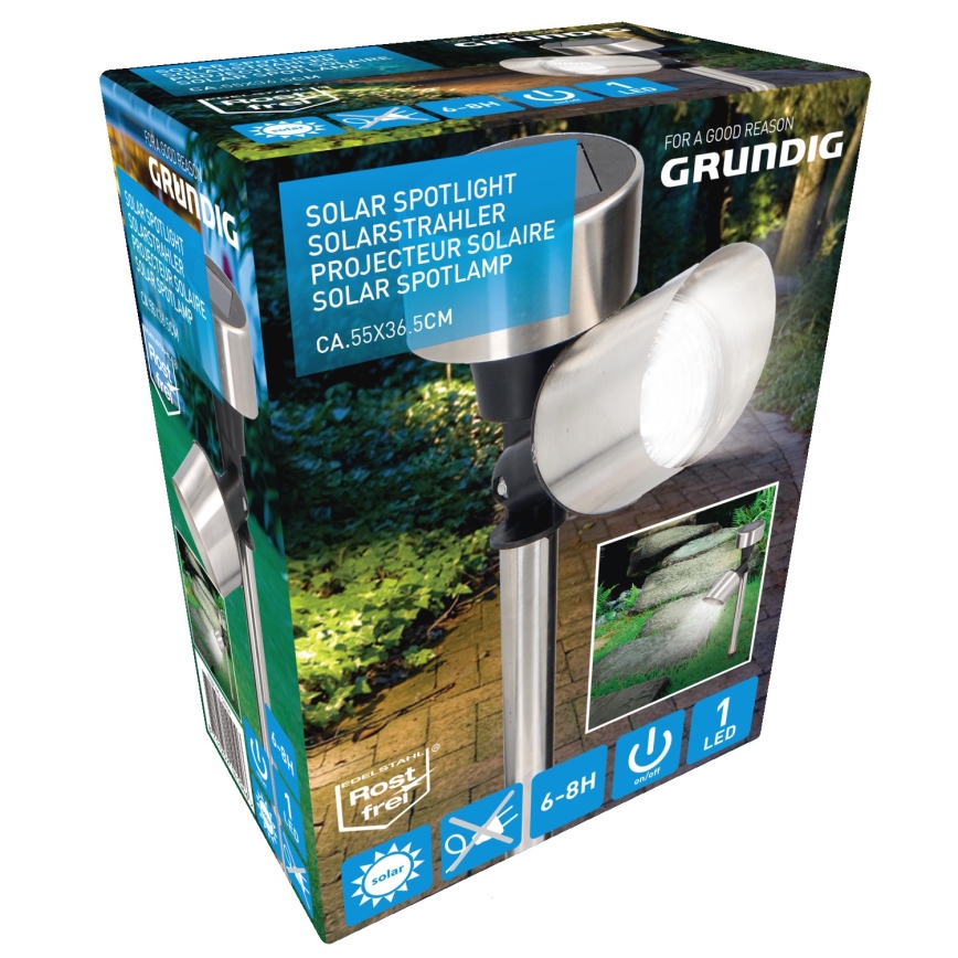 Grundig - LED Соларна лампа LED/1,2V