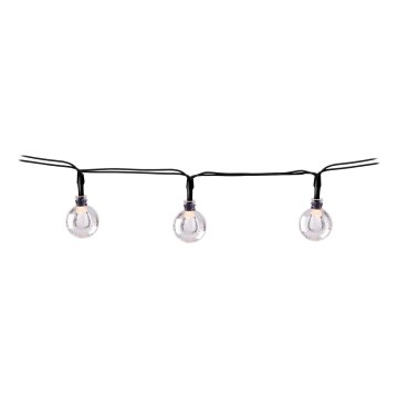 Grundig - LED Соларна верига 50xLED/8 функции 6,9m топло бяло