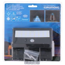 Grundig - LED Солар. лампа със сензор 1xLED/0,25W/1xAA