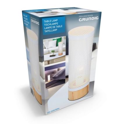 Grundig - Настолна лампа 1xE27/40W/230V