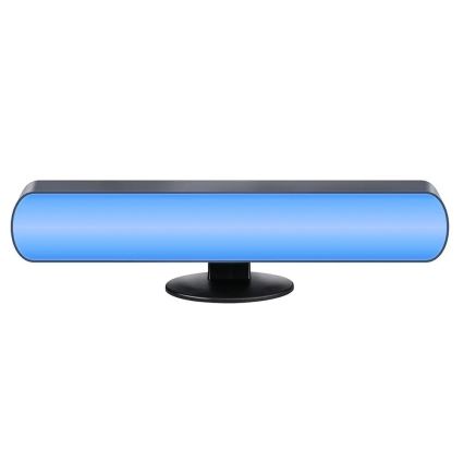 Grundig - настолна LED RGBW лампа с регулируема яркост LED/0,7W/5V черна + дистанционно управление