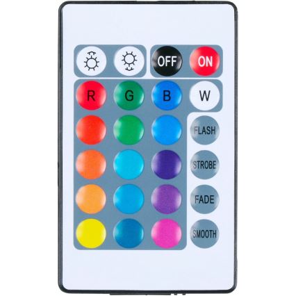 Grundig - настолна LED RGBW лампа с регулируема яркост LED/0,7W/5V черна + дистанционно управление