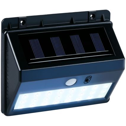 Grundig - соларен стенен аплик с вграден сензор, LED, 1,2V 600 mAh, IP44