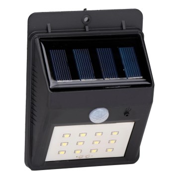 Grundig - Соларно LED стенно осветително тяло със сензор за движение LED/1,2V 600 mAh IP44