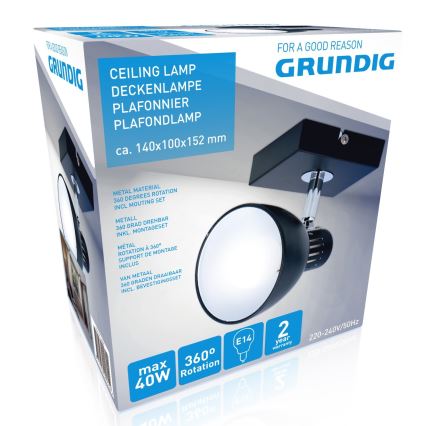 Grundig - Спот 1xE14/40W/230V