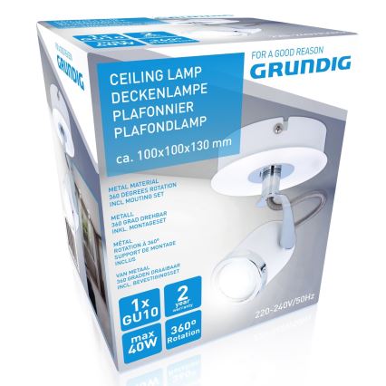 Grundig - Спот 1xGU10/50W/230V