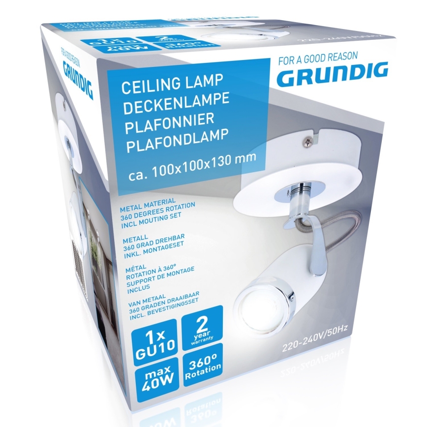 Grundig - Спот 1xGU10/50W/230V