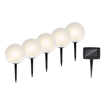 Grundig - К-кт 5x LED RGBW  Соларна лампа LED/3,2V IP44