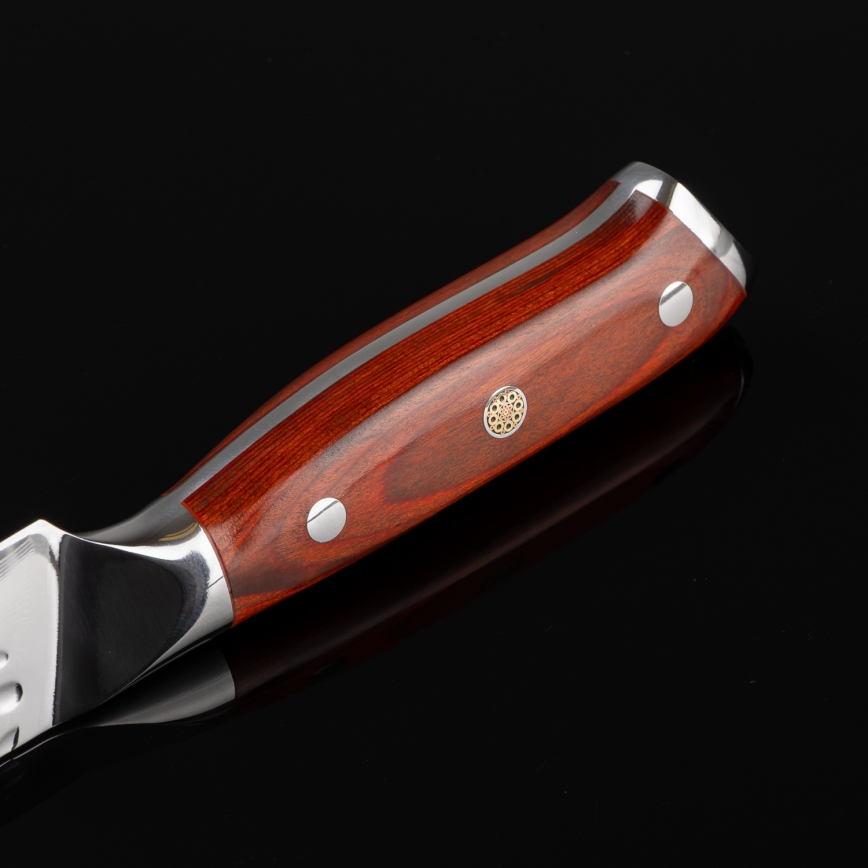 Gudaro - Дамаски нож за рязане на порции MIYABI 8, 67 слоя стомана, дължина 20 cm