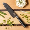 Gudaro - Дамаски кухненски нож Santoku AKIRO 7