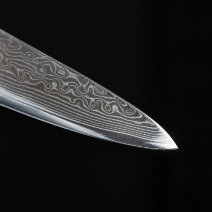 Gudaro - Дамаски кухненски нож SHIRO 3,5, 67 слоя стомана, дължина 9,5 см
