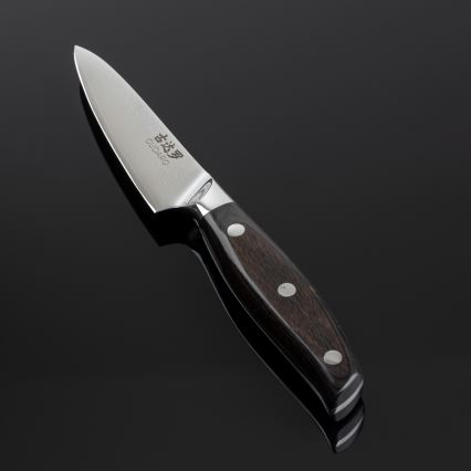Gudaro - Дамаски кухненски нож SHIRO 3,5, 67 слоя стомана, дължина 9,5 см