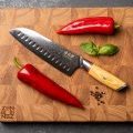 Gudaro - дамаскинов Santoku кухненски нож HIKARI 7