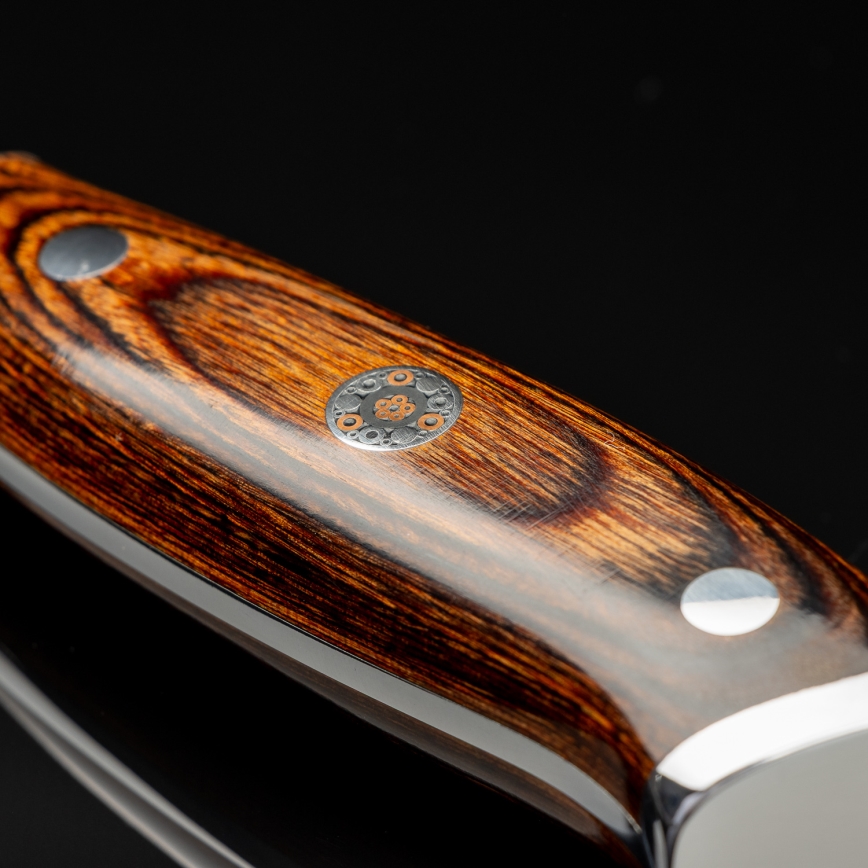 Gudaro - Дамаскинов шефски нож FENG 8, с 67 слоя стомана, дължина 20 см