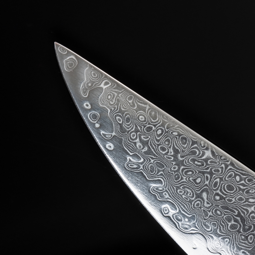 Gudaro - Дамасков нож за порциониране HIKARI 8, с 67 слоя стомана, дължина 20 cm