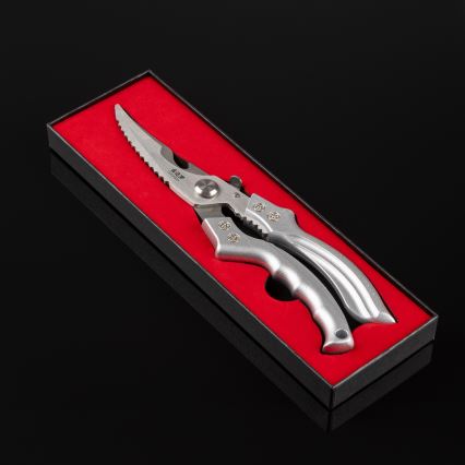 Gudaro - Ножици за птиче месо NOBURU 24,5 cm в сребрист цвят