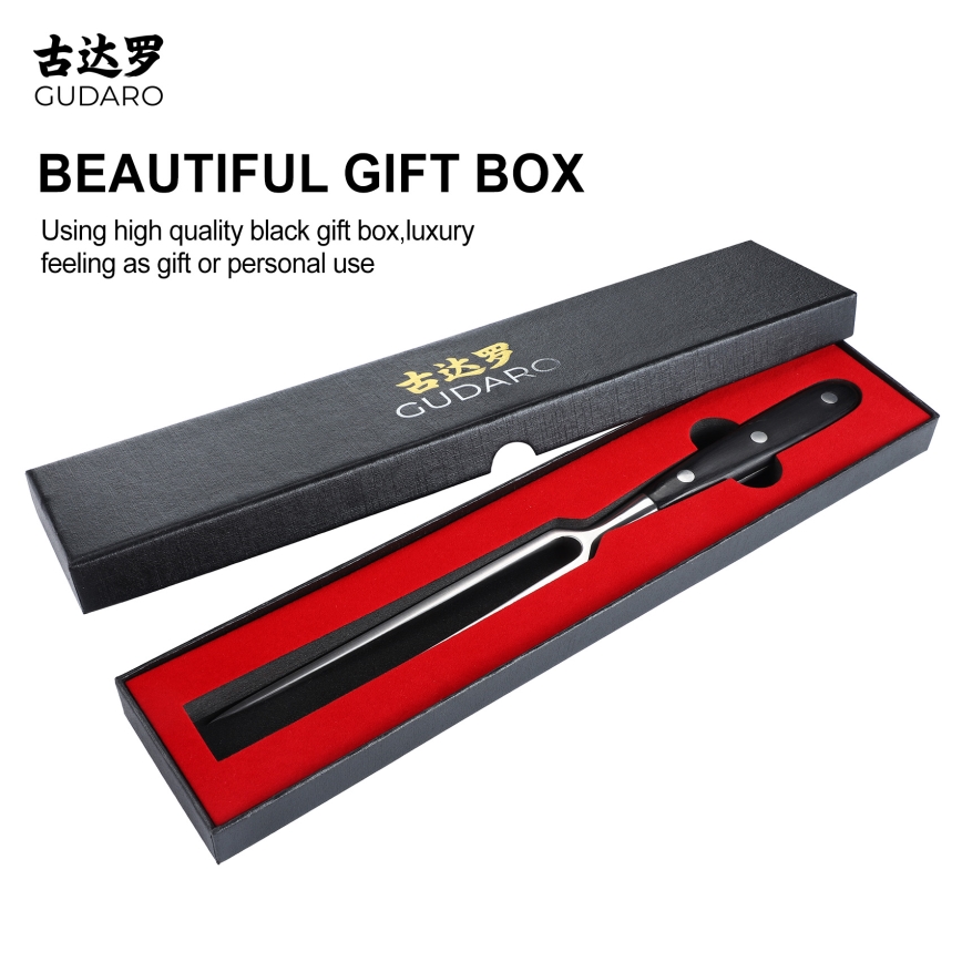 Gudaro - Кухненска вилица MIYABI черна/пакка