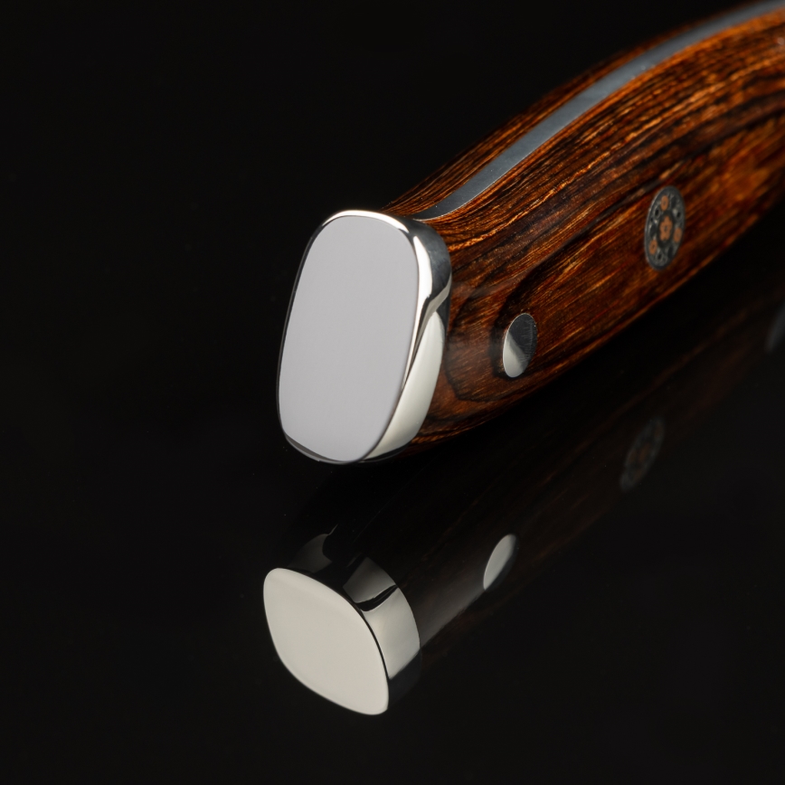 Gudaro - Кухненски нож BIRD BEAK 7,6 см дамаскова стомана