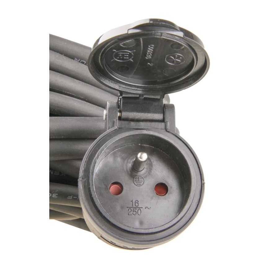 Гумен удължителен кабел 1 гнездо 20 m IP44