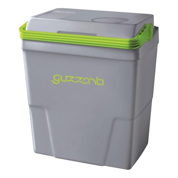 Guzzanti GZ 22B - Преносим автомобилен хладилник 22 l 58W/12V/230V сив/зелен