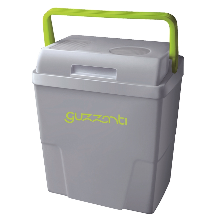 Guzzanti GZ 22B - Преносим автомобилен хладилник 22 l 58W/12V/230V сив/зелен