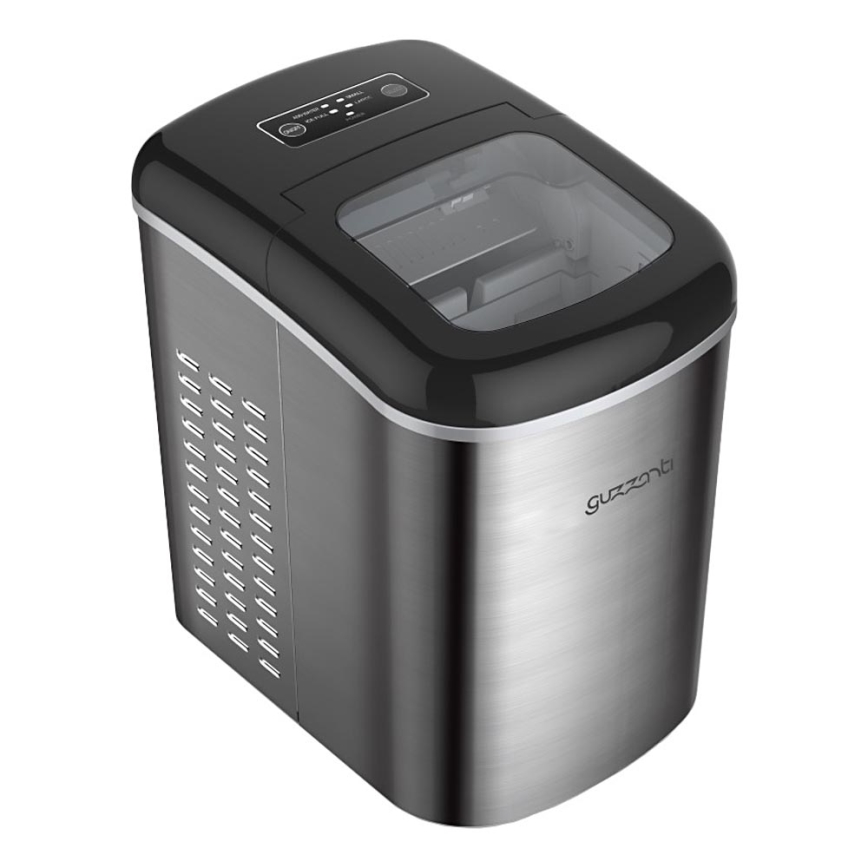 Guzzanti GZ125 - Ледогенератор 140W/230V, неръждаема стомана/черен