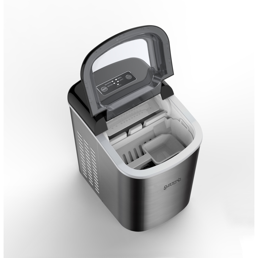 Guzzanti GZ125 - Ледогенератор 140W/230V, неръждаема стомана/черен