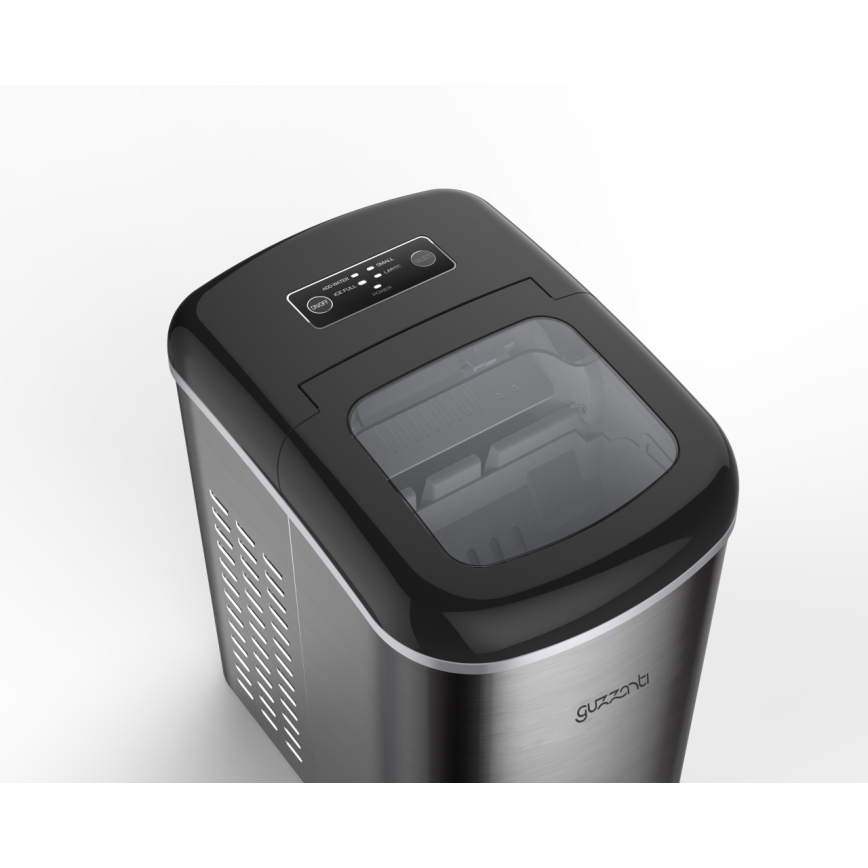 Guzzanti GZ125 - Ледогенератор 140W/230V, неръждаема стомана/черен