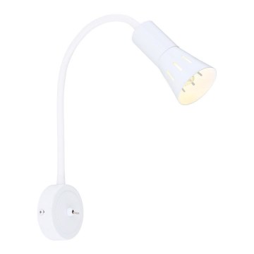 Гъвкава лампа ARENA 1xE14/40W/230V бяла