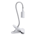 Гъвкава настолна лампа с клипс за отглеждане на растения PLANTY 1xE27/30W/230V бяла