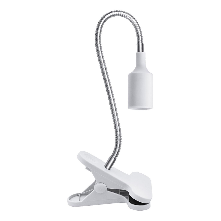 Гъвкава настолна лампа с клипс за отглеждане на растения PLANTY 1xE27/30W/230V бяла