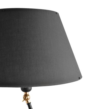 Гъвкава подова лампа AYD 1xE27/40W/230V черна