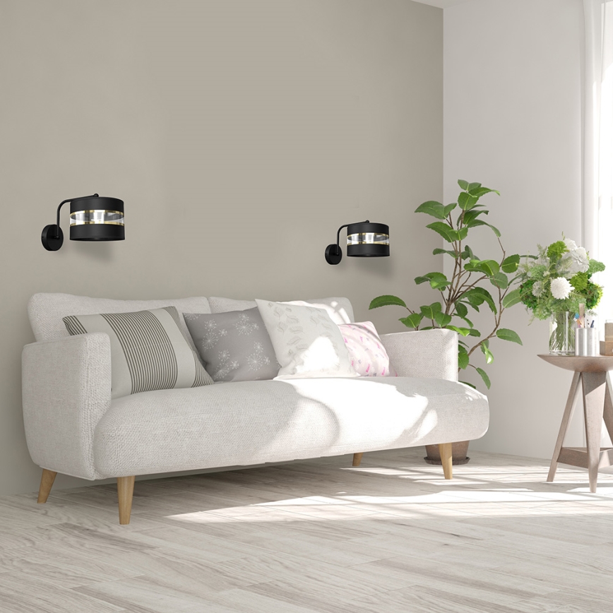 Гъвкаво осветително тяло ULTIMO 1xE27/60W/230V черно