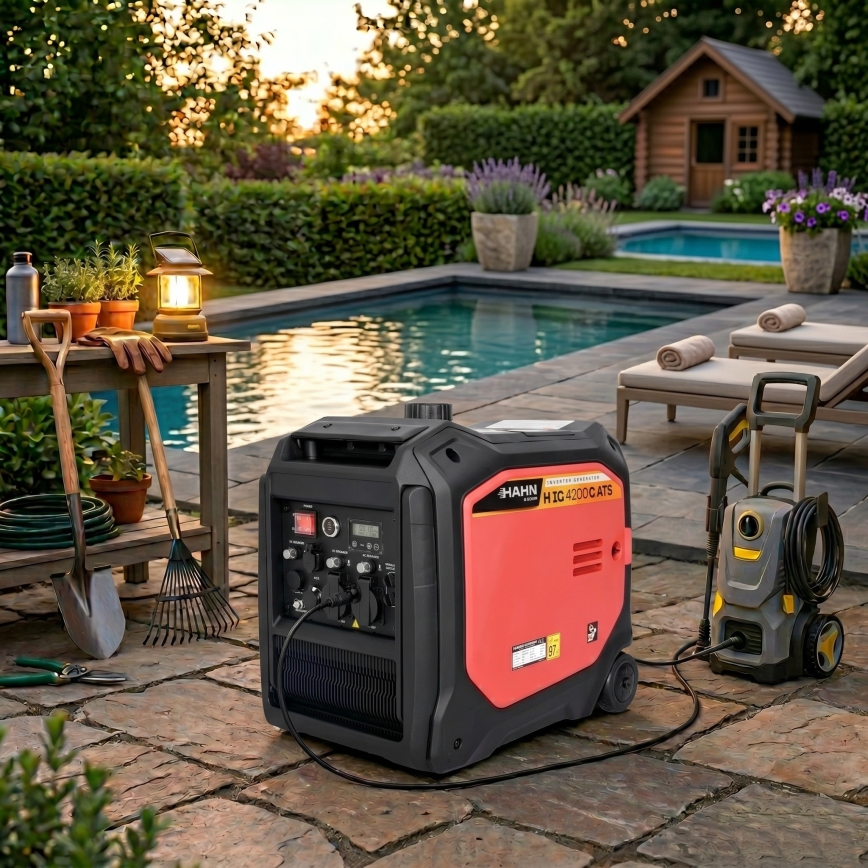 Hahn & Sohn 20062 - Бензинова/LPG електроцентрала H IG 4200 G ATS 4200/3800W