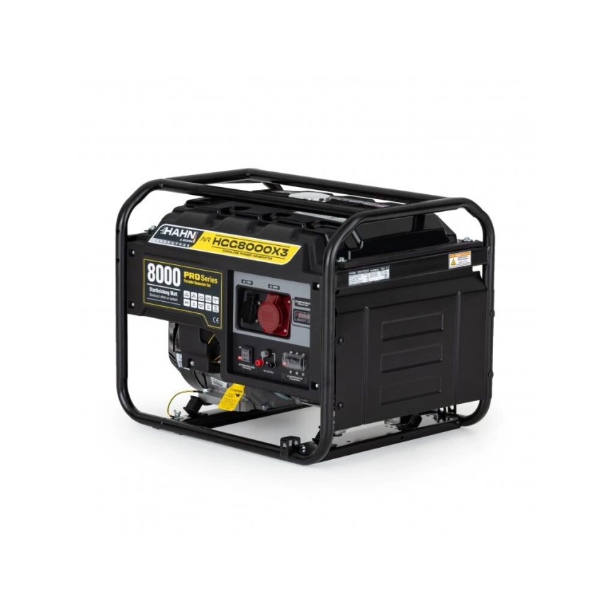 Hahn & Sohn 9177 - Бензиново-електрически генератор HGG 8000 X3 6500W