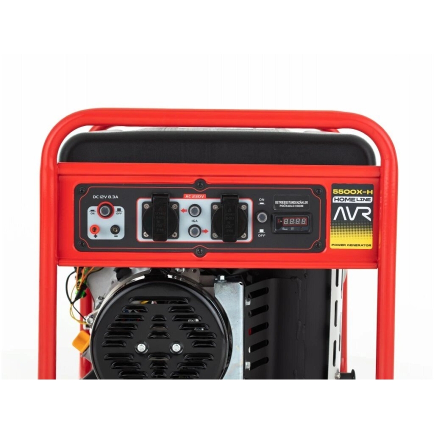 Hahn & Sohn 9178 - Бензиново-електрически генератор HGG 5500 X-H 5500W