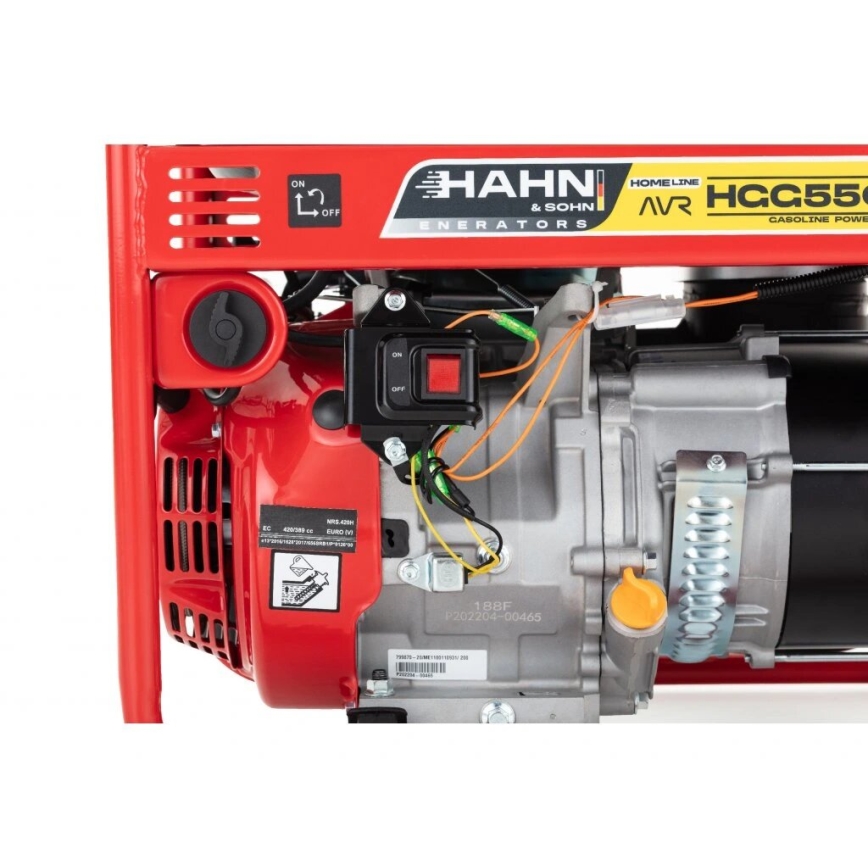 Hahn & Sohn 9178 - Бензиново-електрически генератор HGG 5500 X-H 5500W