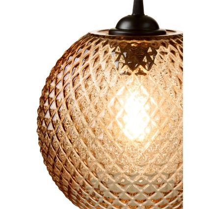 Halo Design 718368 - Висяща лампа на кабел NOBB 1xE27/40W/230V Ø 22 cm опушена кафява