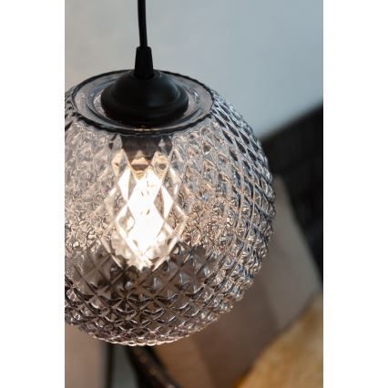 Halo Design 718443 - Пендел на кабел NOBB 1xE27/40W/230V Ø 22 см, димно сив