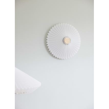 Halo Design 745081 - Стенно осветително тяло PARIS 3xG9/28W/230V Ø 40 см бяло/месинг/дъб